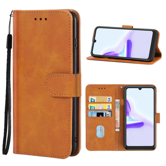 Leather Phone Case For Blackview A50(Brown) - More Brand by buy2fix | Online Shopping UK | buy2fix