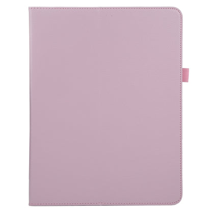 For iPad Air 13 2024 / iPad Pro 12.9 2022 / 2021 / 2020 / 2018 Litchi Texture Solid Color Leather Tablet Case(Pink) - iPad Pro 12.9 (2022/2021) Cases by buy2fix | Online Shopping UK | buy2fix