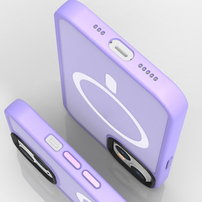 For iPhone 12 Pro Max Magsafe Magnetic Phone Case(Light Purple) - iPhone 12 Pro Max Cases by buy2fix | Online Shopping UK | buy2fix