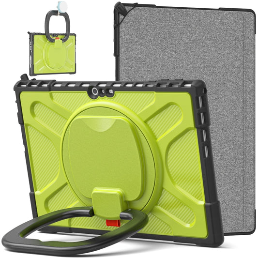 For MicroSoft Surface Pro 4 / 5 / 6 / 7 TPU + PC Tablet Case(Yellow Green) - Others by buy2fix | Online Shopping UK | buy2fix