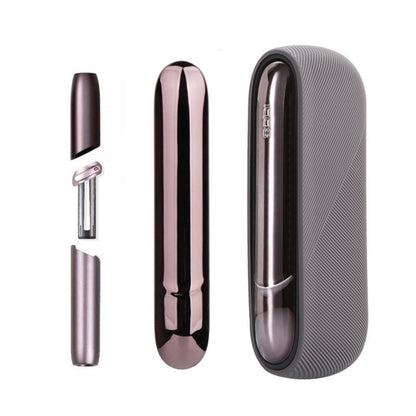 3 in 1 Cigarette Shell + Side Cover + Silicone Case for IQO 3.0 / 3.0 DUO(Coffee) - E Cigarette Accessories by buy2fix | Online Shopping UK | buy2fix