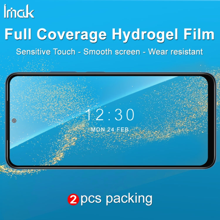 For Xiaomi Redmi Note 11 4G 2 PCS IMAK Curved Full Screen Hydrogel Film Front Protector -  by imak | Online Shopping UK | buy2fix