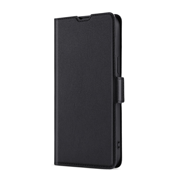 For Blackview A55 Ultra-thin Voltage Side Buckle PU + TPU Leather Phone Case(Black) - More Brand by buy2fix | Online Shopping UK | buy2fix