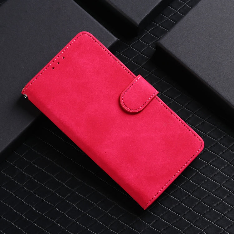 For Blackview A50 Skin Feel Magnetic Flip Leather Phone Case(Rose Red) - More Brand by buy2fix | Online Shopping UK | buy2fix