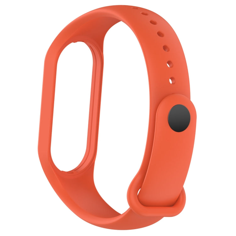 For Xiaomi Mi Band 7 / 7NFC / 6 / 6 NFC / 5 / 5 NFC / Amazfit Band 5 Official Silicone Watch Band(Orange) - Watch Bands by buy2fix | Online Shopping UK | buy2fix