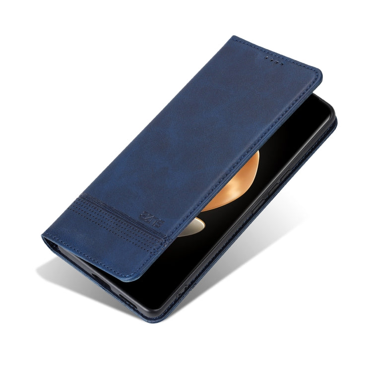 For vivo X100 Ultra AZNS Magnetic Calf Texture Leather Phone Case(Dark Blu) - vivo Cases by AZNS | Online Shopping UK | buy2fix