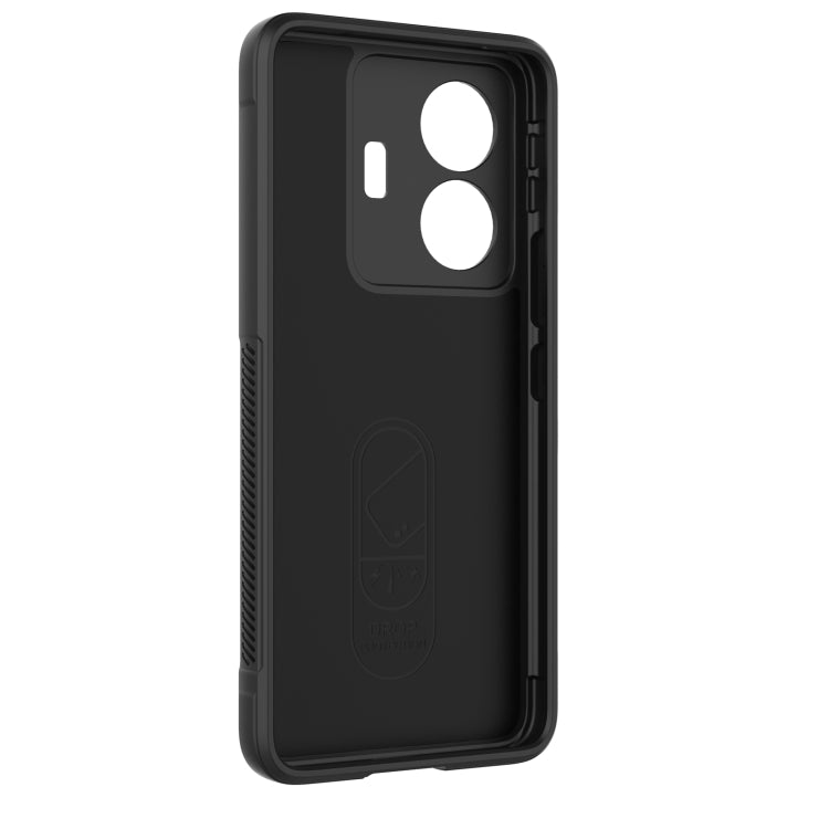 For vivo s15e Magic Shield TPU + Flannel Phone Case(Dark Green) - vivo Cases by buy2fix | Online Shopping UK | buy2fix