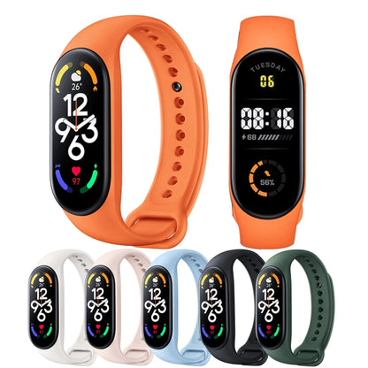 For Xiaomi Mi Band 7 Original Xiaomi Silicone Watch Band(Blue) - Watch Bands by Xiaomi | Online Shopping UK | buy2fix