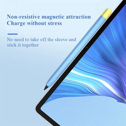 Contrasting Color Series Liquid Silicone Protective Case For Honor Magic Pencil 2(Sky Blue) - Pencil Accessories by buy2fix | Online Shopping UK | buy2fix