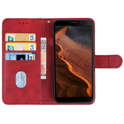 For Doogee S61/S61 Pro Leather Phone Case(Red) - Doogee Cases by buy2fix | Online Shopping UK | buy2fix