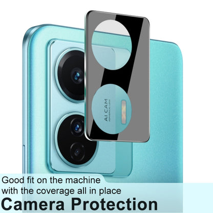 For vivo T1 Pro 5G imak Integrated Rear Camera Lens Tempered Glass Film with Lens Cap Black Version - For Vivo by imak | Online Shopping UK | buy2fix