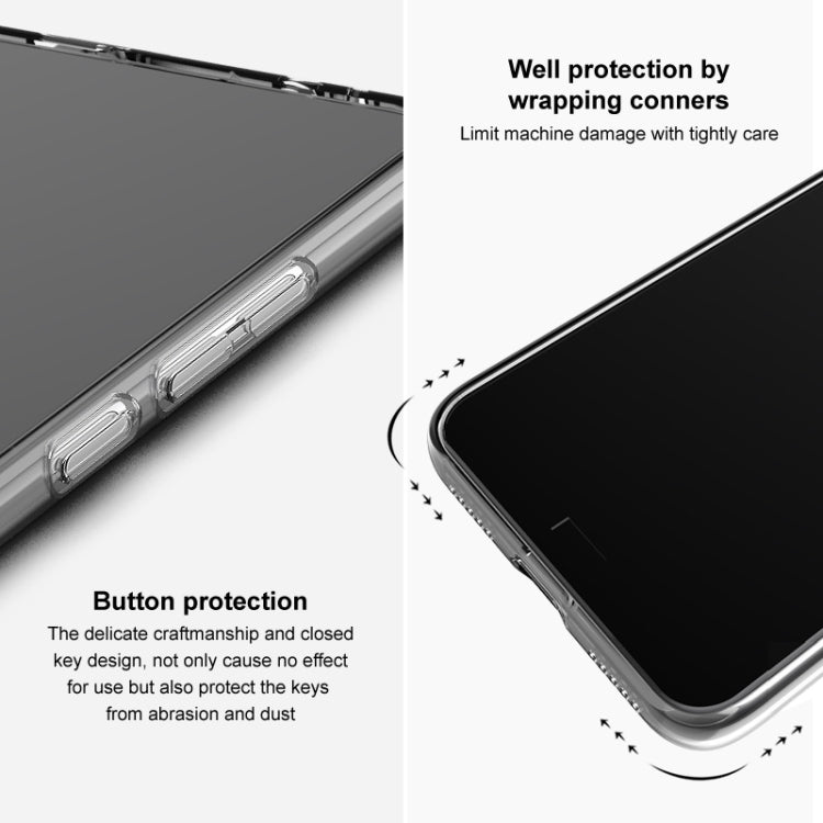 For Tecno Pova 2 IMAK UX-5 Series Shockproof TPU Phone Case(Transparent) - Tecno Cases by imak | Online Shopping UK | buy2fix
