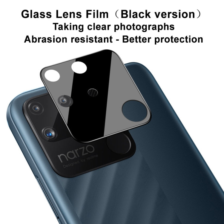 For OPPO Realme Narzo 50A IMAK Rear Camera Lens Glass Film Black Version - For OPPO by imak | Online Shopping UK | buy2fix