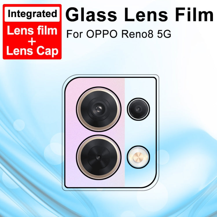 For OPPO Reno8 5G imak Integrated Rear Camera Lens Tempered Glass Film - For OPPO by imak | Online Shopping UK | buy2fix