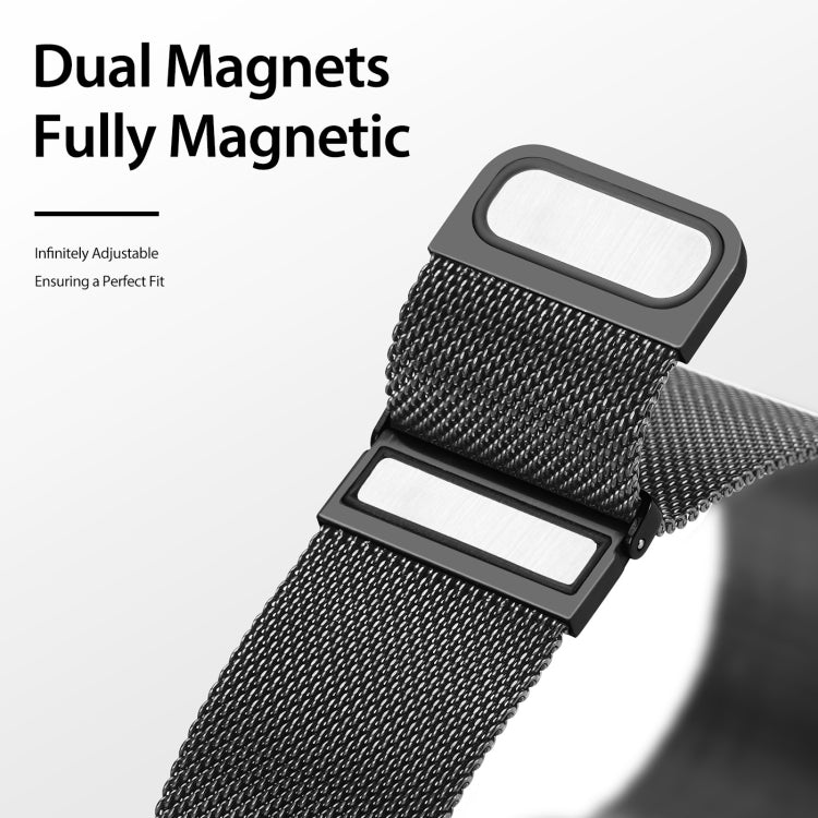 DUX DUCIS Milanese Watch Band For Samsung Watch Series 20mm(Black) - Watch Bands by DUX DUCIS | Online Shopping UK | buy2fix