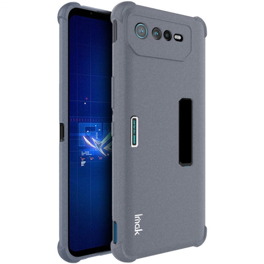 For Asus ROG Phone 6 Pro IMAK All-inclusive Shockproof Airbag TPU Case (Matte Grey) - ASUS Cases by imak | Online Shopping UK | buy2fix