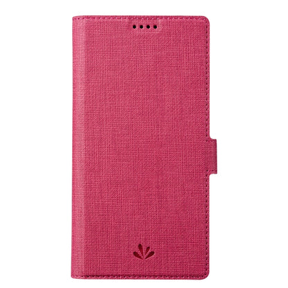 For iPhone 14 Plus ViLi K Series Dual-side Buckle Magsafe Leather Phone Case(Rose Red) - iPhone 14 Plus Cases by ViLi | Online Shopping UK | buy2fix