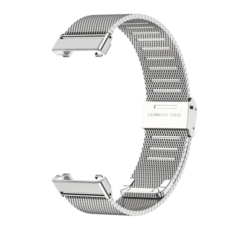 For Xiaomi Mi Band 7 Pro Mijobs Milan Buckle Stainless Steel Watch Band(Silver) - Watch Bands by MIJOBS | Online Shopping UK | buy2fix