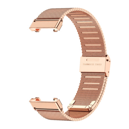 For Xiaomi Mi Band 7 Pro Mijobs Milan Buckle Stainless Steel Watch Band(Rose Gold) - Watch Bands by MIJOBS | Online Shopping UK | buy2fix