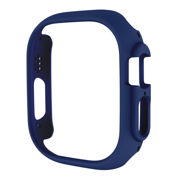 Half-inclusive PC Protective Case For Apple Watch Ultra 49mm / Apple Watch Ultra 2 49mm(Dark Blue) - Watch Cases by buy2fix | Online Shopping UK | buy2fix