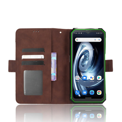 For Blackview BV7100 Skin Feel Calf Texture Card Slots Leather Phone Case(Brown) - More Brand by buy2fix | Online Shopping UK | buy2fix