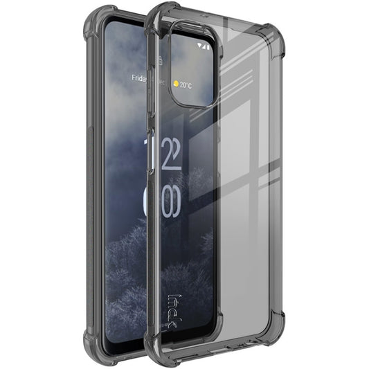 For Nokia G60 5G imak Shockproof Airbag TPU Phone Case(Transparent Black) - Nokia Cases by imak | Online Shopping UK | buy2fix