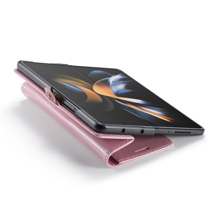 For Samsung Galaxy Z Fold4 CaseMe 003 Crazy Horse Texture Leather Phone Case(Rose Gold) - Galaxy Z Fold4 5G Cases by CaseMe | Online Shopping UK | buy2fix