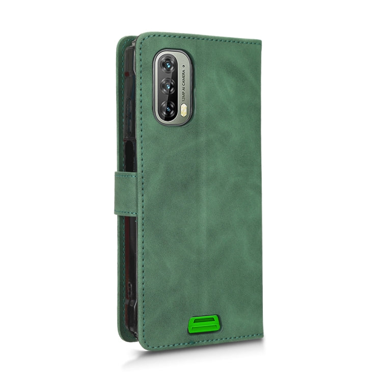 For Blackview BV7100 Skin Feel Magnetic Flip Leather Phone Case(Green) - More Brand by buy2fix | Online Shopping UK | buy2fix