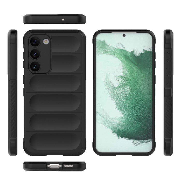 For Samsung Galaxy S23+ 5G Magic Shield TPU + Flannel Phone Case(Dark Green) - Galaxy S23+ 5G Cases by buy2fix | Online Shopping UK | buy2fix