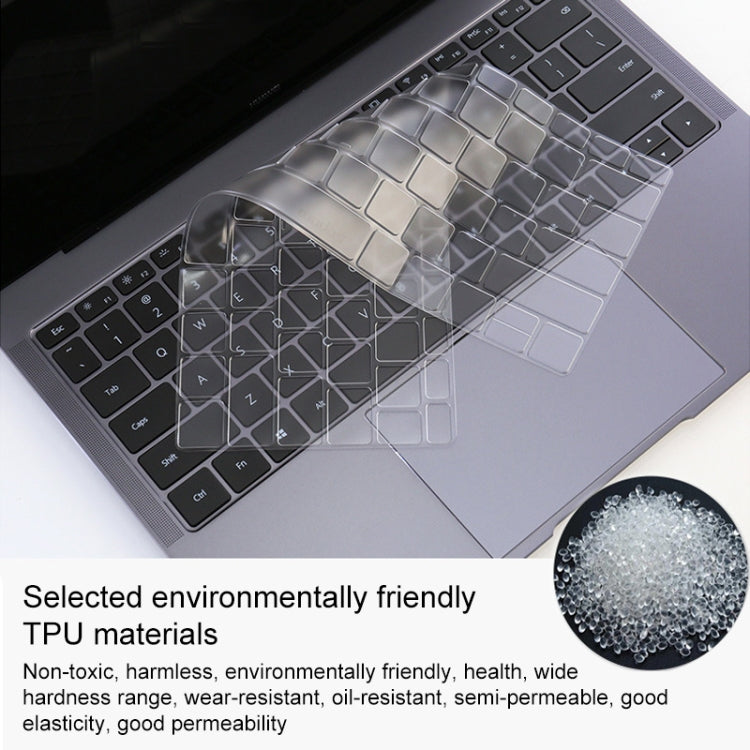 For Huawei MateBook D 14 inch Transparent and Dustproof TPU Laptop Keyboard Protective Film - Keyboard Protector by buy2fix | Online Shopping UK | buy2fix