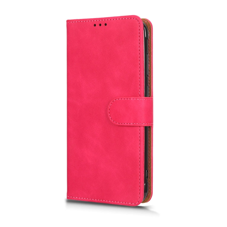 For Blackview BV5200 Skin Feel Magnetic Flip Leather Phone Case(Rose Red) - More Brand by buy2fix | Online Shopping UK | buy2fix