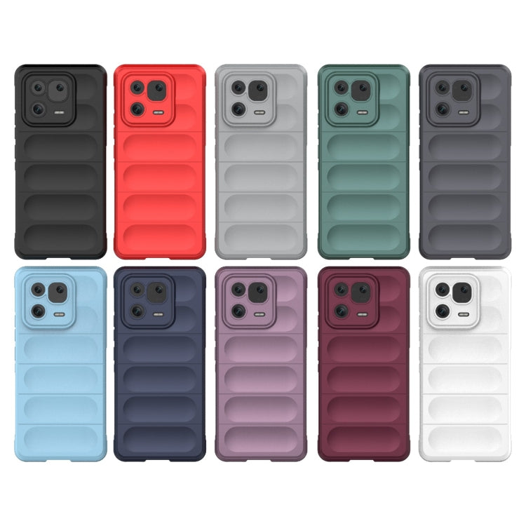 For Xiaomi 13 Pro 5G Magic Shield TPU + Flannel Phone Case(Light Blue) - 13 Pro Cases by buy2fix | Online Shopping UK | buy2fix