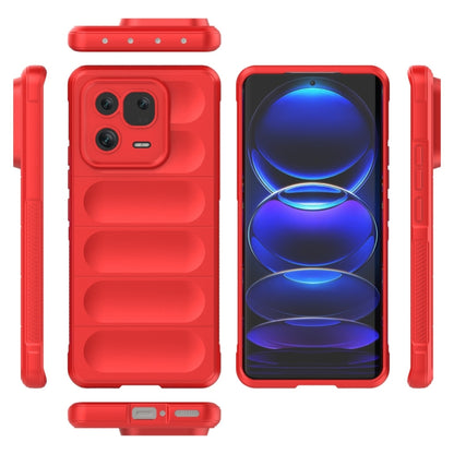 For Xiaomi 13 Pro 5G Magic Shield TPU + Flannel Phone Case(Light Blue) - 13 Pro Cases by buy2fix | Online Shopping UK | buy2fix