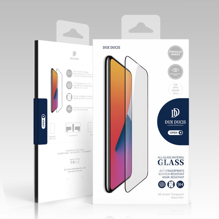 For Realme 10 Pro 10pcs DUX DUCIS 0.33mm 9H Medium Alumina Tempered Glass Film - Realme Tempered Glass by DUX DUCIS | Online Shopping UK | buy2fix