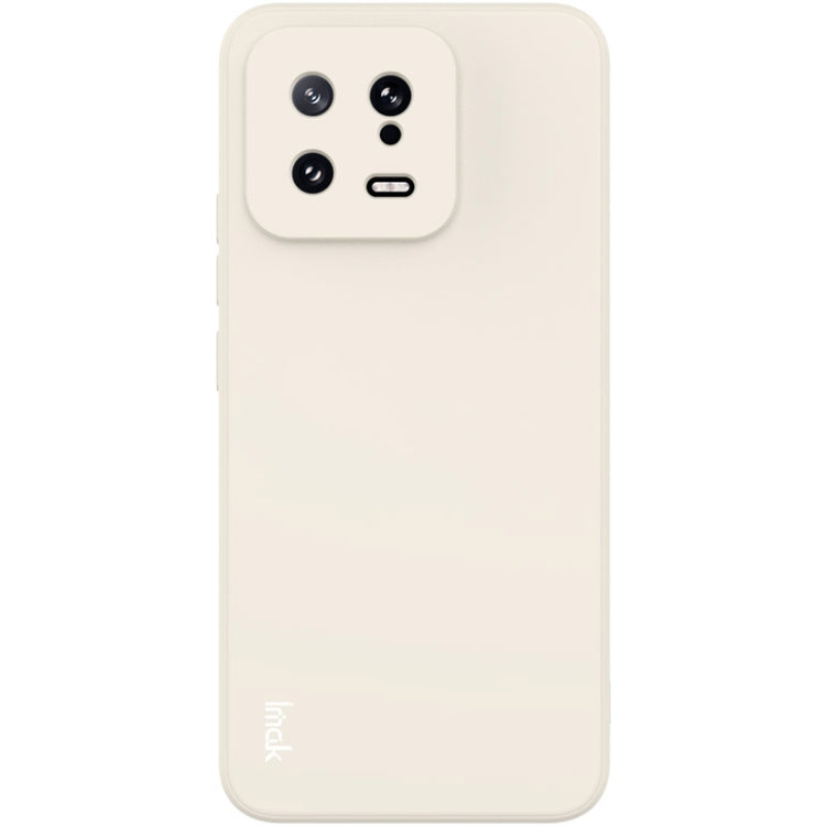 For Xiaomi 13 5G IMAK UC-4 Series Straight Edge TPU Soft Phone Case(White) - 13 Cases by imak | Online Shopping UK | buy2fix