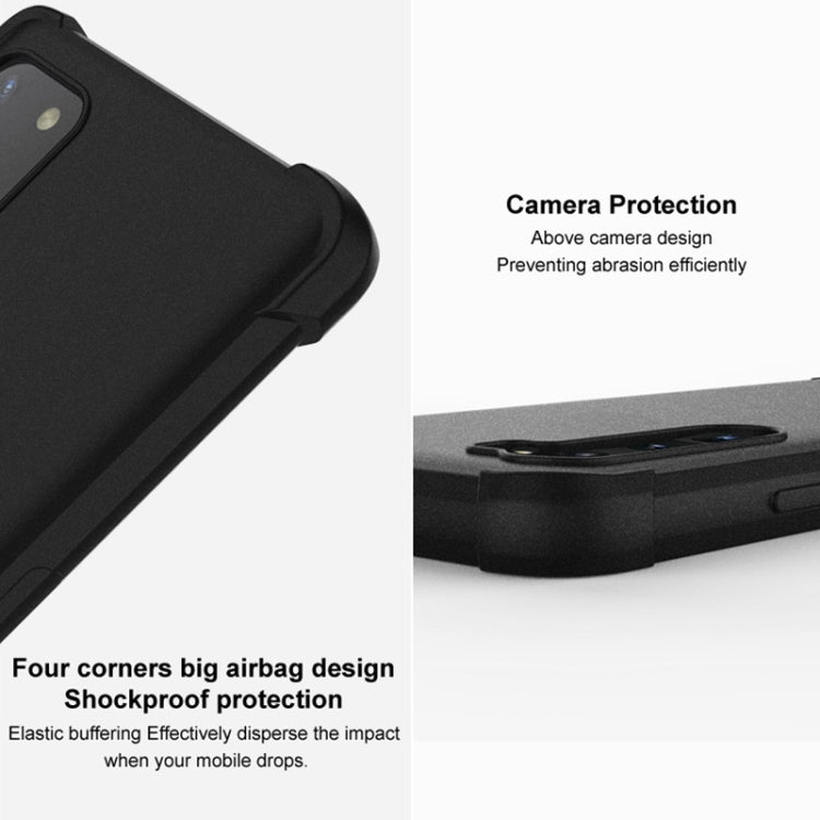 For Motorola Moto X40 5G imak Shockproof Airbag TPU Phone Case(Matte Grey) - Motorola Cases by imak | Online Shopping UK | buy2fix