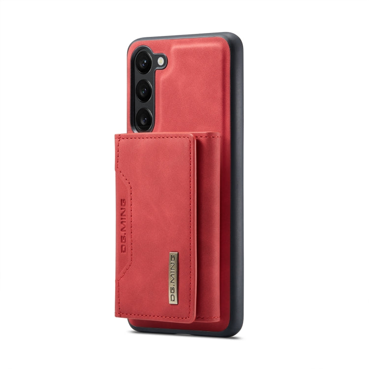 For Samsung Galaxy S23 5G DG.MING M2 Series 3-Fold Multi Card Bag + Phone Case(Red) - Galaxy S23 5G Cases by DG.MING | Online Shopping UK | buy2fix