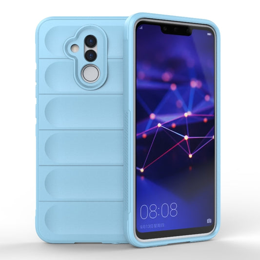 For Huawei Mate 20 Lite Magic Shield TPU + Flannel Phone Case(Light Blue) - Huawei Cases by buy2fix | Online Shopping UK | buy2fix