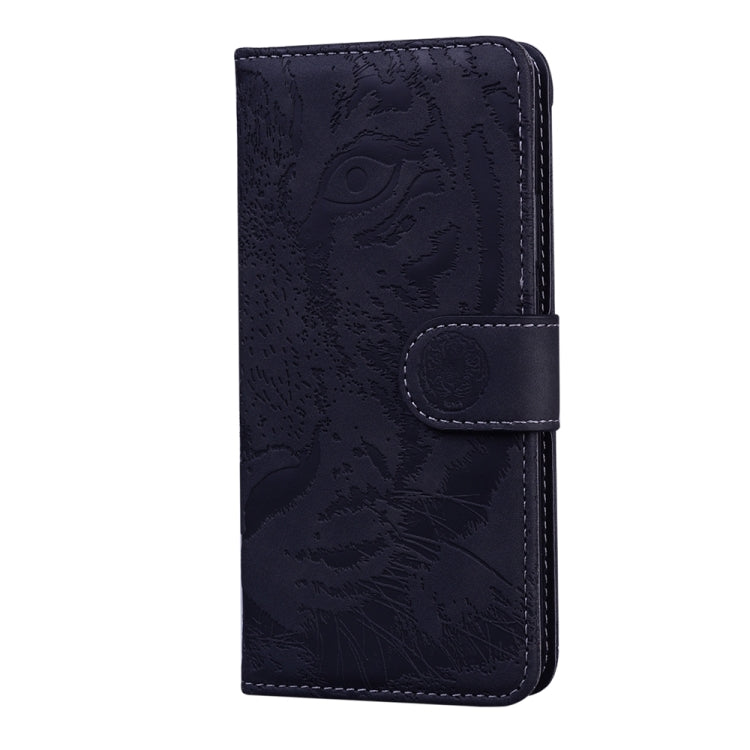 For OnePlus 11 Tiger Embossing Pattern Leather Phone Case(Black) - OnePlus Cases by buy2fix | Online Shopping UK | buy2fix