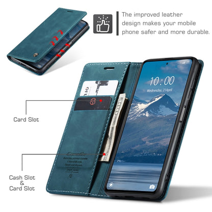 For OPPO Reno8 T 5G CaseMe 013 Multifunctional Horizontal Flip Leather Phone Case(Blue) - OPPO Cases by CaseMe | Online Shopping UK | buy2fix