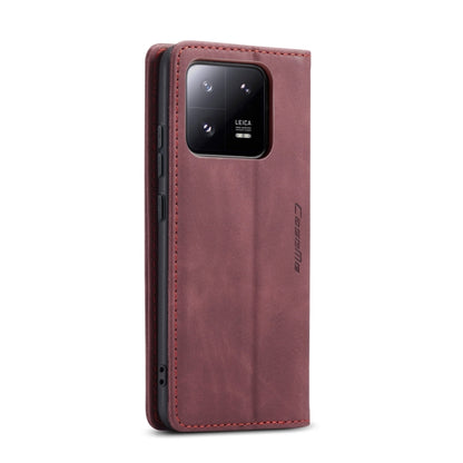 For Xiaomi 13 Pro CaseMe 013 Multifunctional Horizontal Flip Leather Phone Case(Wine Red) - Xiaomi Cases by CaseMe | Online Shopping UK | buy2fix