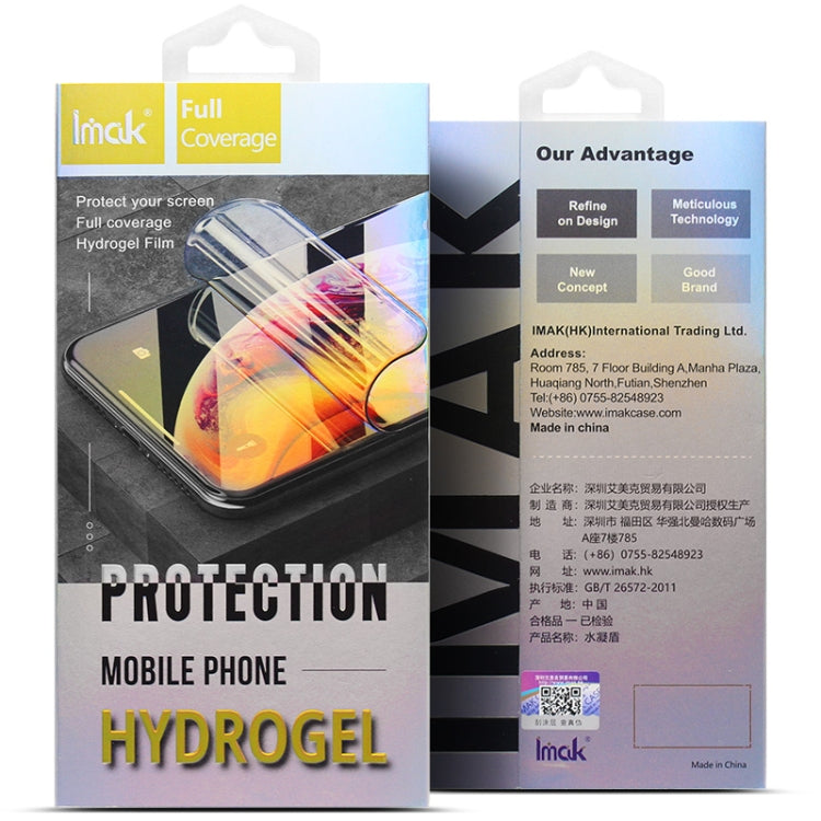 For Honor Magic5 5G 2pcs imak Curved Full Screen Protector Hydrogel Film Back Protector - Honor Tempered Glass by imak | Online Shopping UK | buy2fix