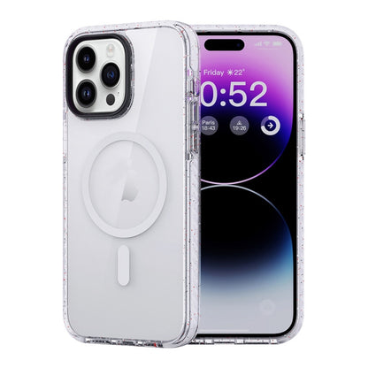 For iPhone 14 Pro Rock Crystal Armor Shockproof Magsafe Phone Case(Transparent) - iPhone 14 Pro Max Cases by ROCK | Online Shopping UK | buy2fix