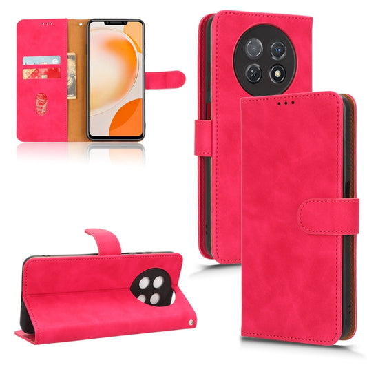 For Huawei Enjoy 60X Skin Feel Magnetic Flip Leather Phone Case(Rose Red) - Ulefone Cases by buy2fix | Online Shopping UK | buy2fix