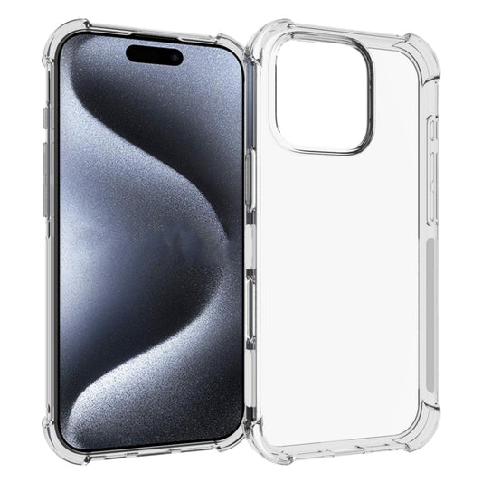 For iPhone 16 Pro Shockproof Non-slip Thickening TPU Phone Case(Transparent) - iPhone 16 Pro Cases by buy2fix | Online Shopping UK | buy2fix