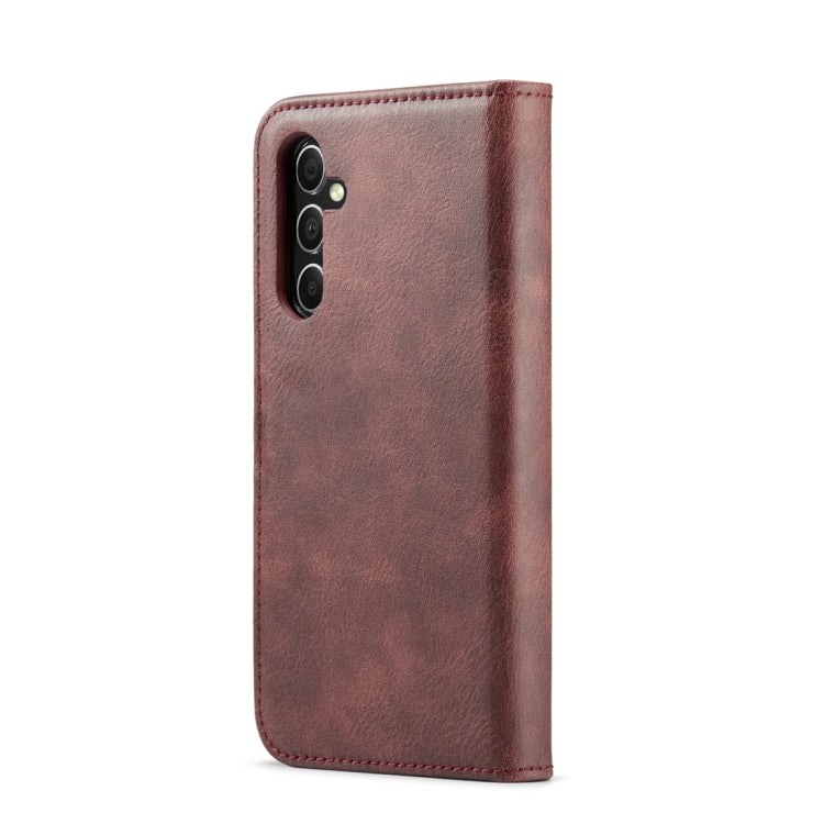 For Samsung Galaxy A54 5G DG.MING Crazy Horse Texture Detachable Magnetic Leather Case(Red) - Galaxy Phone Cases by DG.MING | Online Shopping UK | buy2fix