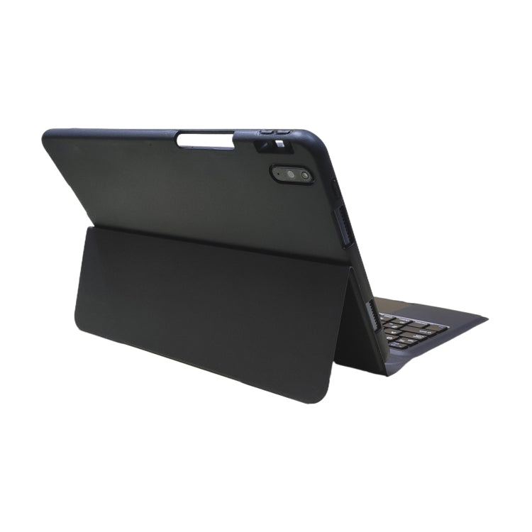 T1061C For Huawei Matepad Pro / Pro 5G 10.8 inch Ultra-thin Integrated Touch Bluetooth Keyboard + Lambskin Texture PU Leather Tablet Case with Bracket & Pen Slot(Black) - Huawei Keyboard by buy2fix | Online Shopping UK | buy2fix