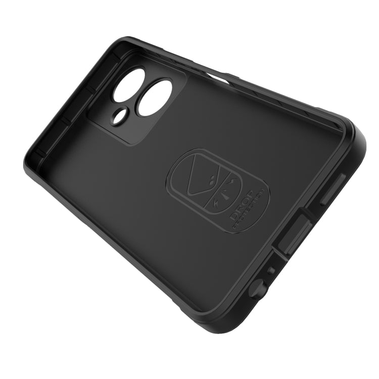 For vivo Y27 4G Global Magic Shield TPU + Flannel Phone Case(Dark Grey) - vivo Cases by buy2fix | Online Shopping UK | buy2fix