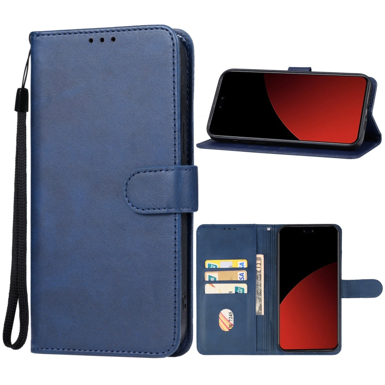 For Xiaomi Civi 4 Pro Leather Phone Case(Blue) - Xiaomi Cases by buy2fix | Online Shopping UK | buy2fix