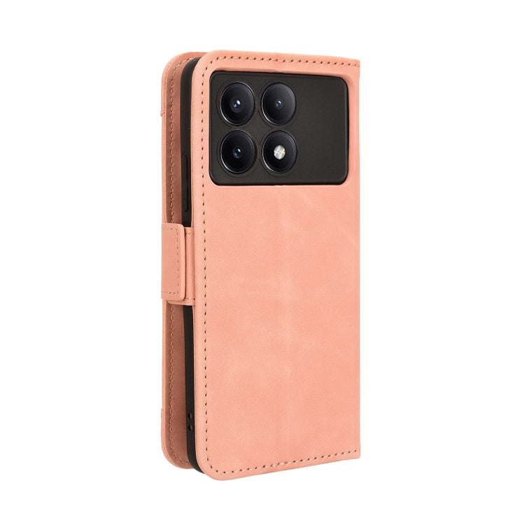 For Xiaomi Redmi K70 / K70 Pro 5G Skin Feel Calf Texture Card Slots Leather Phone Case(Pink) - K70 Pro Cases by buy2fix | Online Shopping UK | buy2fix